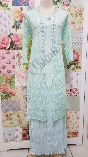 Mint Green 2-Piece Dress Set CH0584