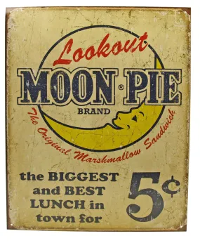 Moon Pie Tin Sign