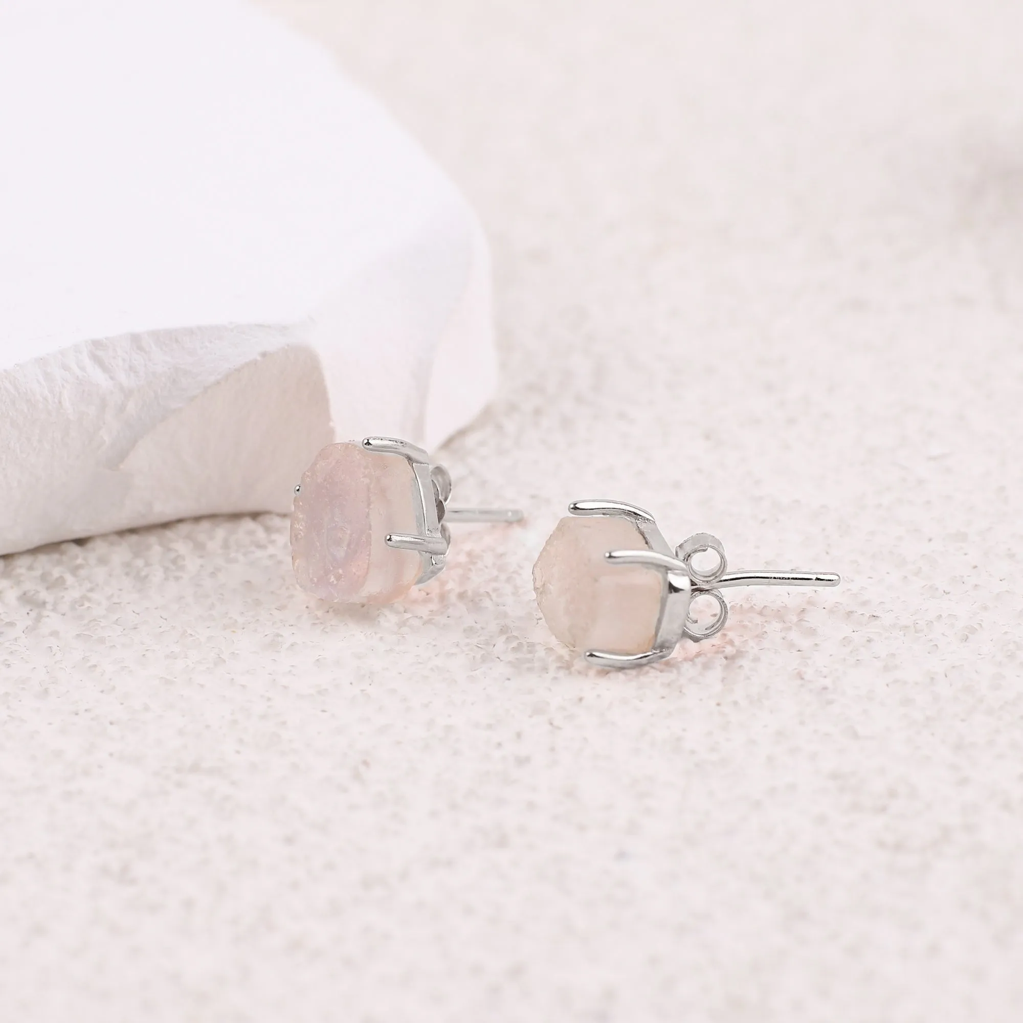 Moonstone Stud Earrings