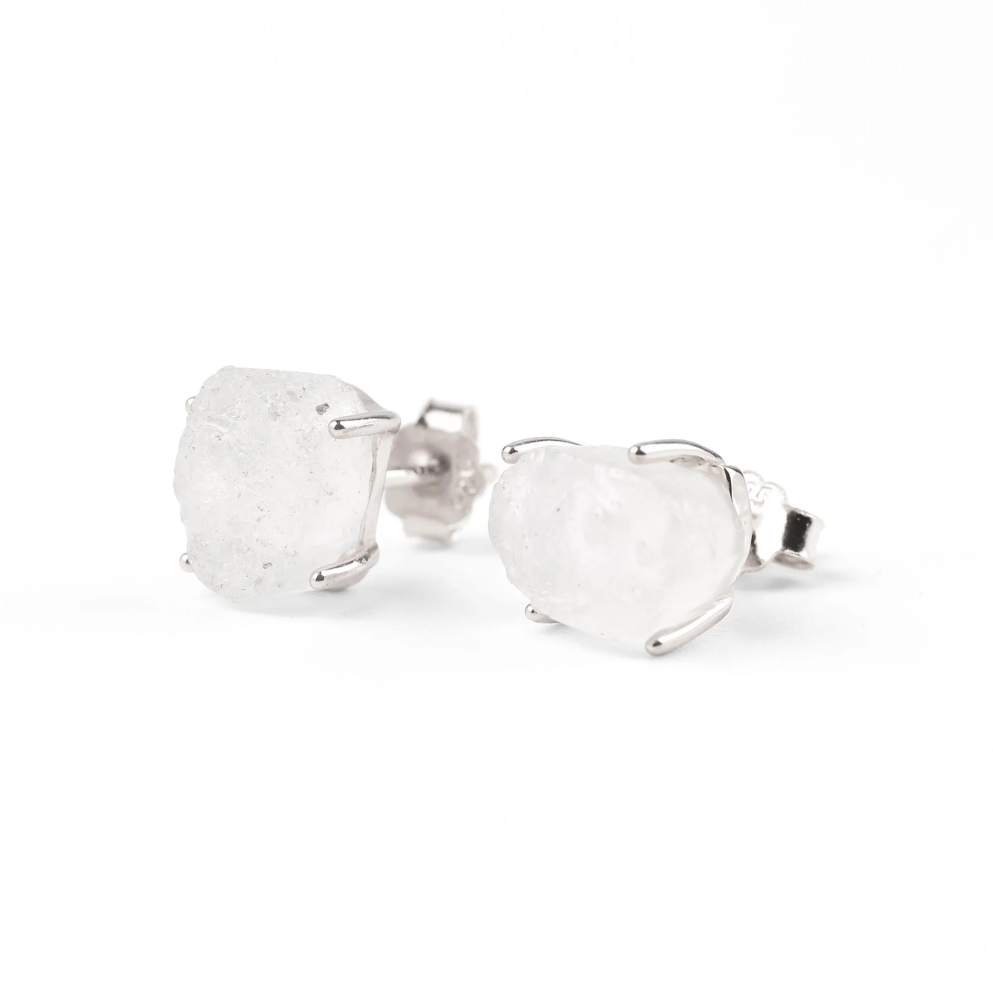 Moonstone Stud Earrings