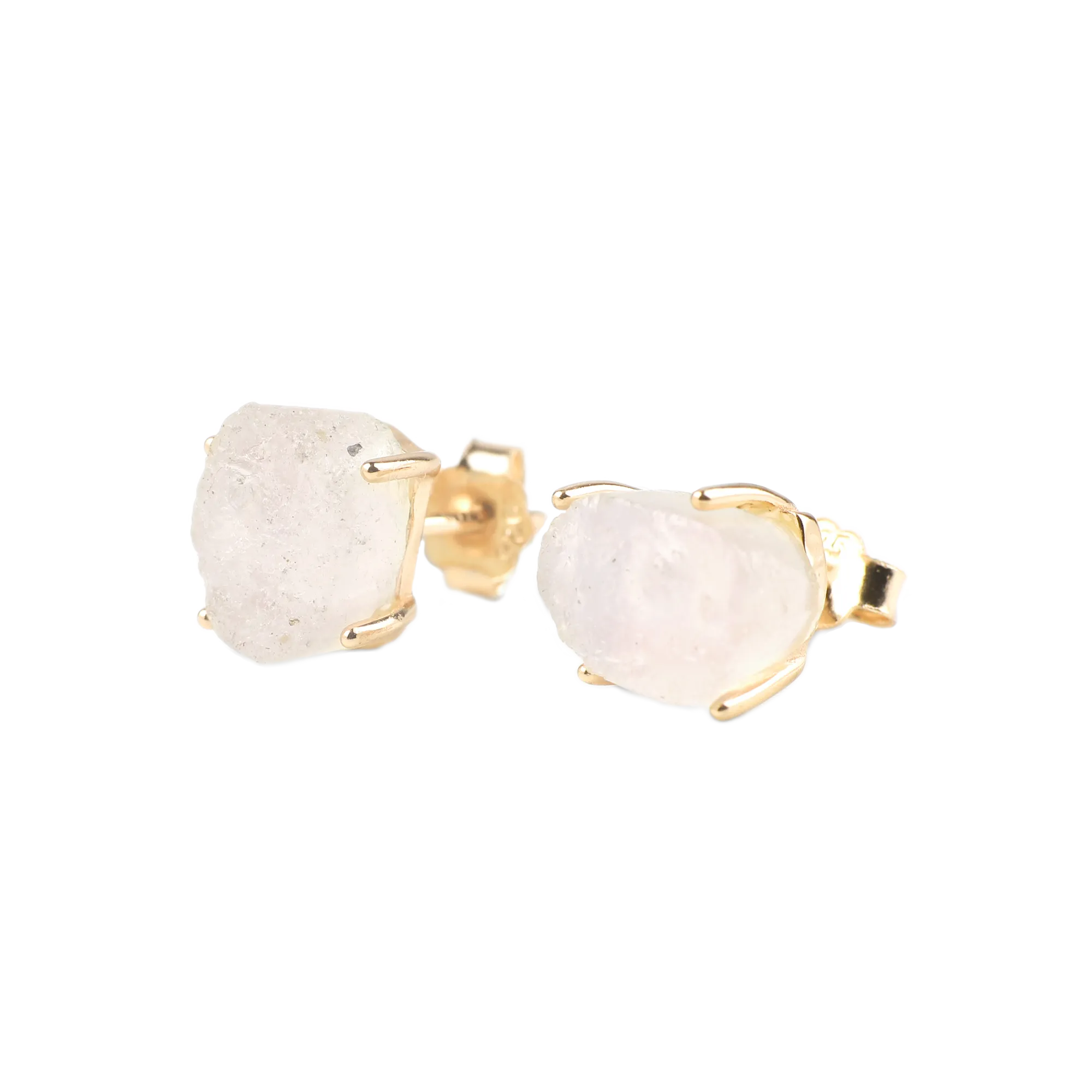 Moonstone Stud Earrings