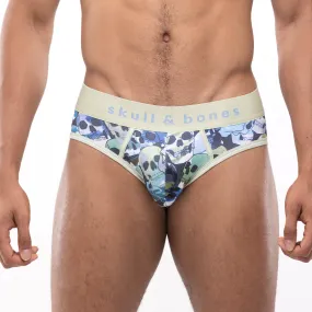 Mosaic Skull Brief Neon