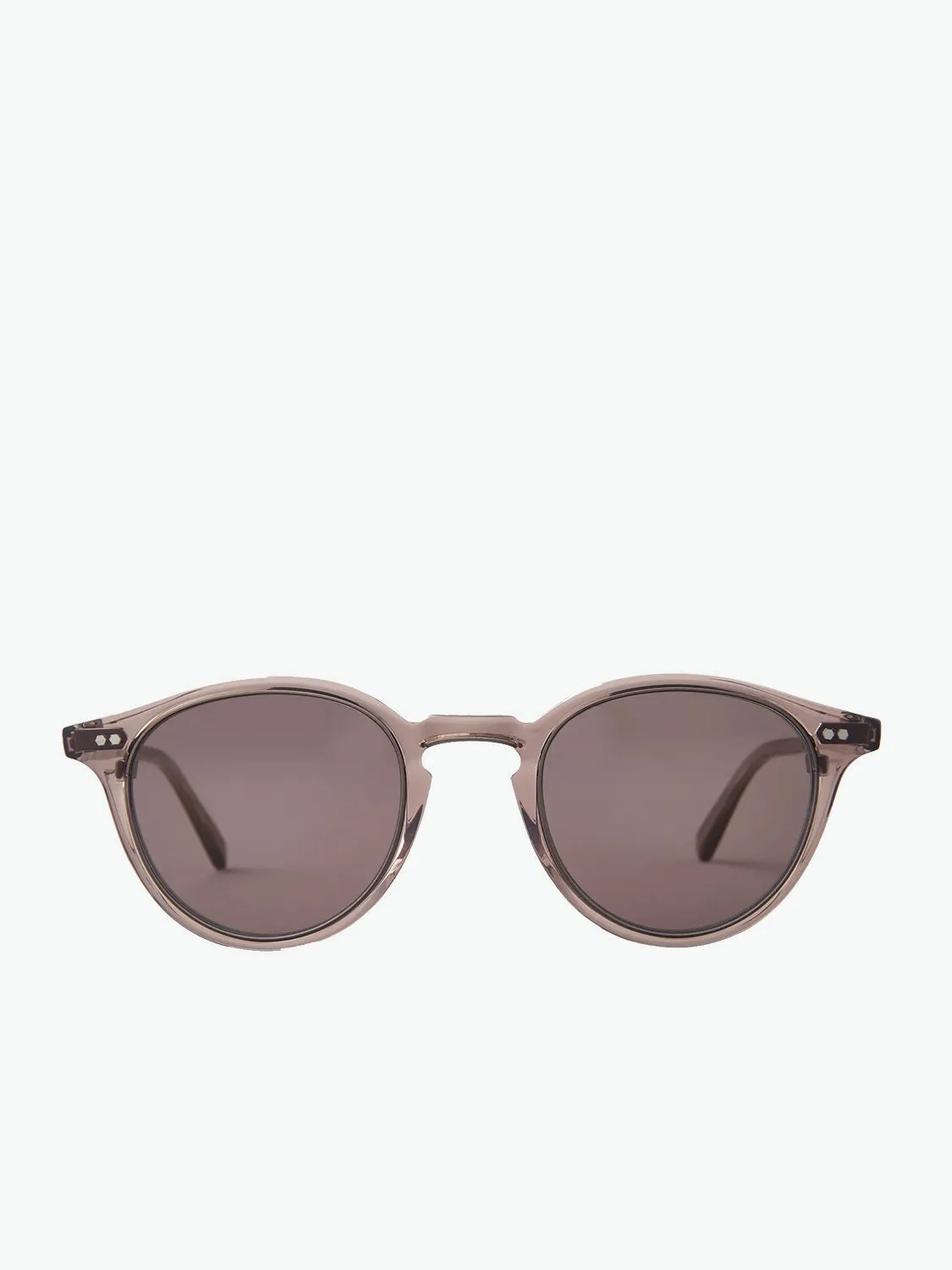 Mr Leight Round Rose Tortoise Sunglasses