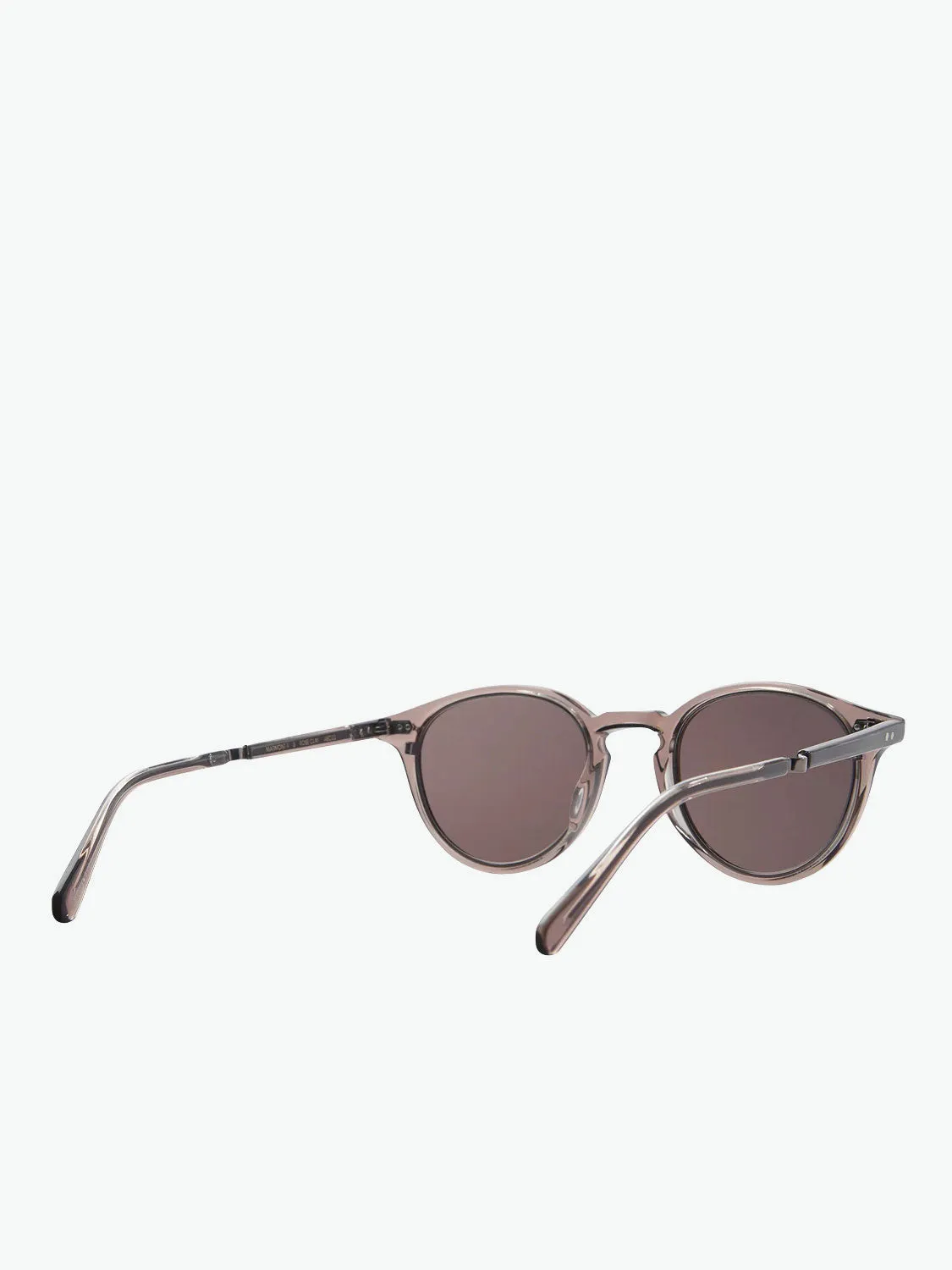 Mr Leight Round Rose Tortoise Sunglasses