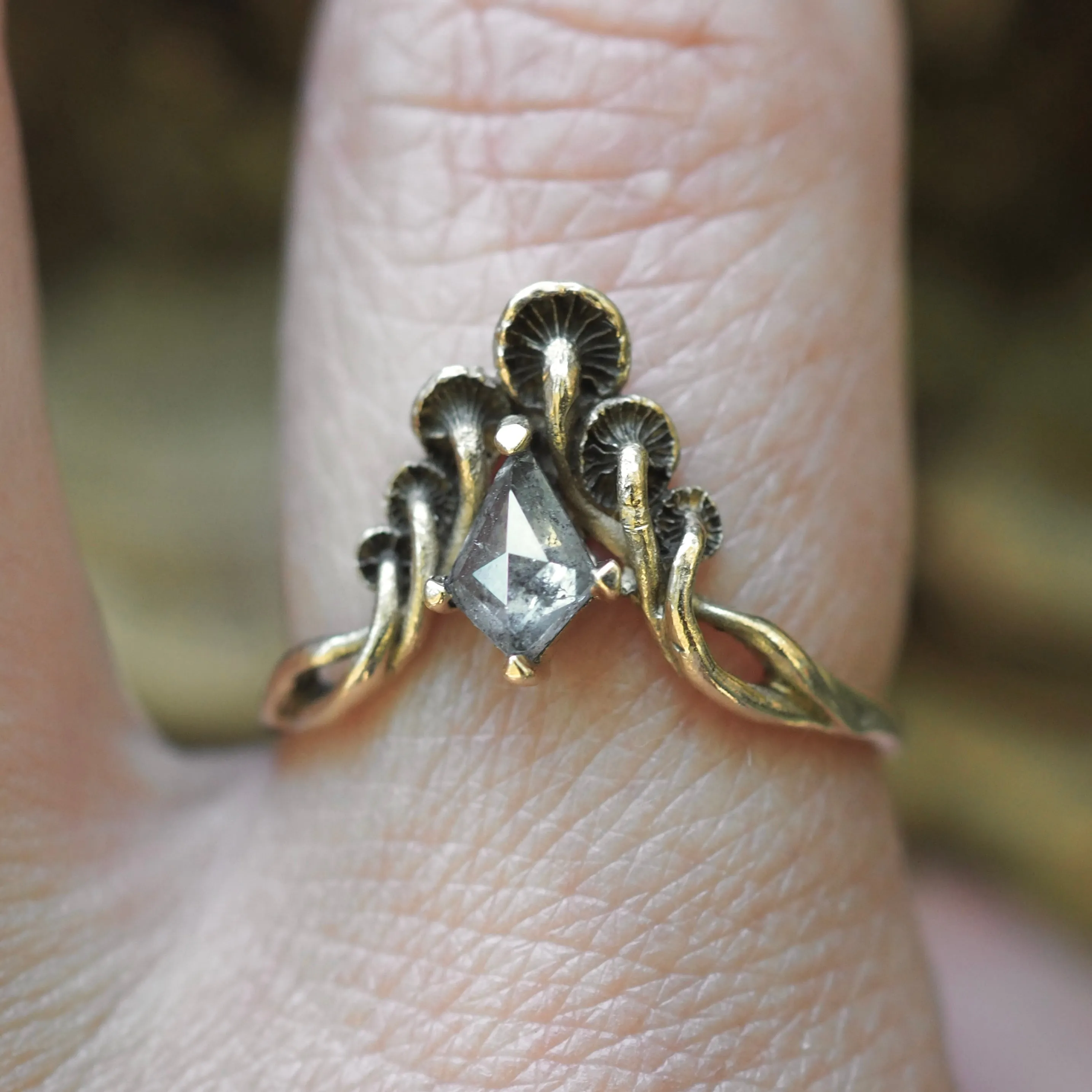 Mushroom peak ring