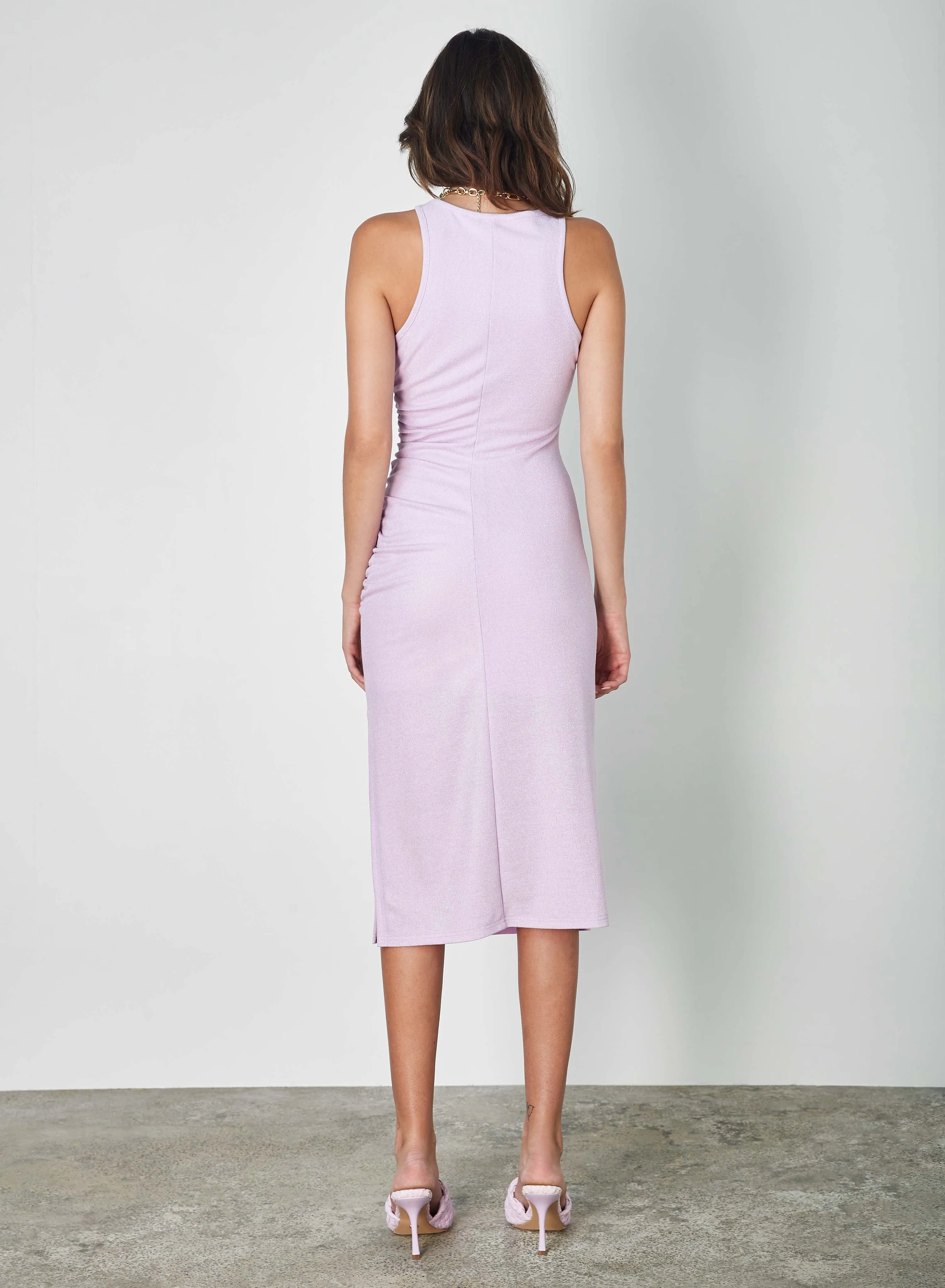 Nela Midi Dress (Lavender)