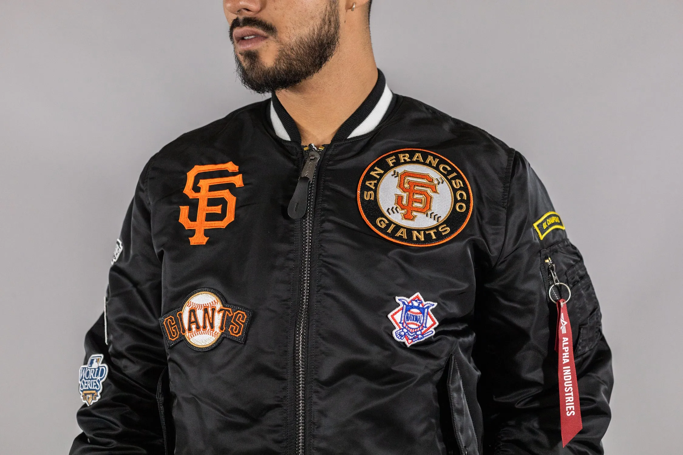 New Era Alpha Industries x San Francisco Giants Reversible Jacket