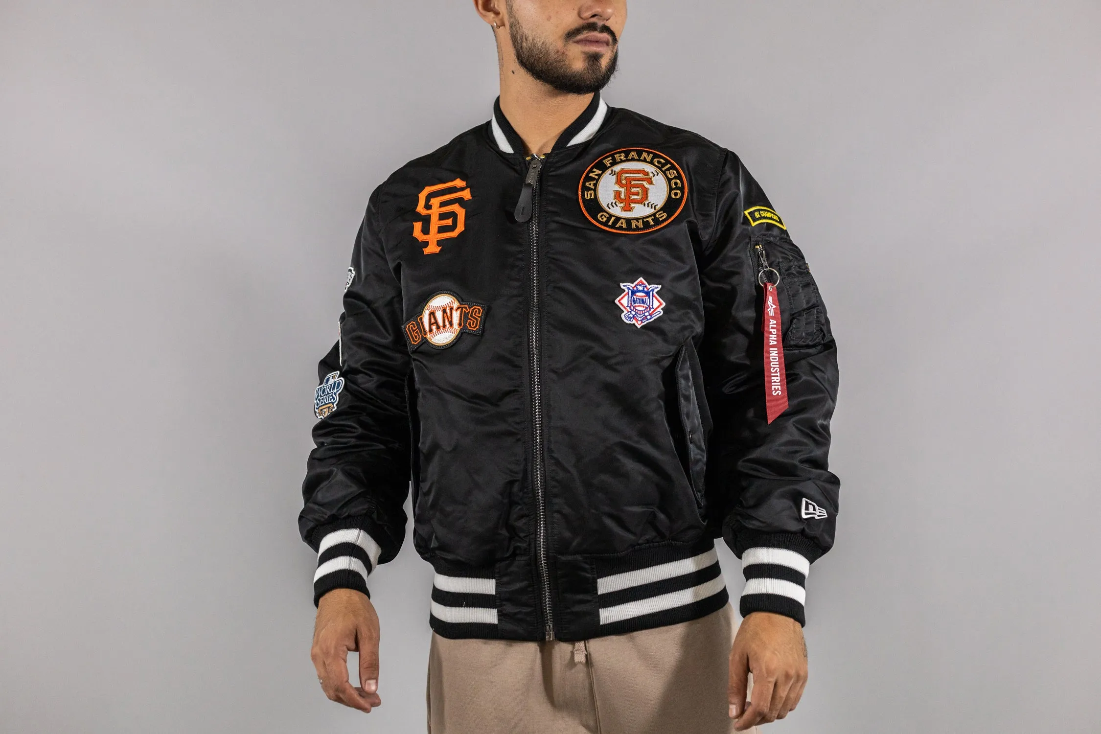 New Era Alpha Industries x San Francisco Giants Reversible Jacket