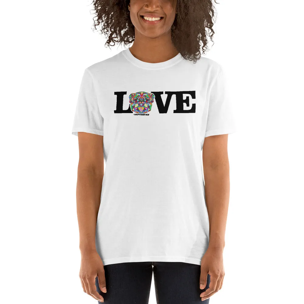 New Love Pug Short-Sleeve Unisex T-Shirt