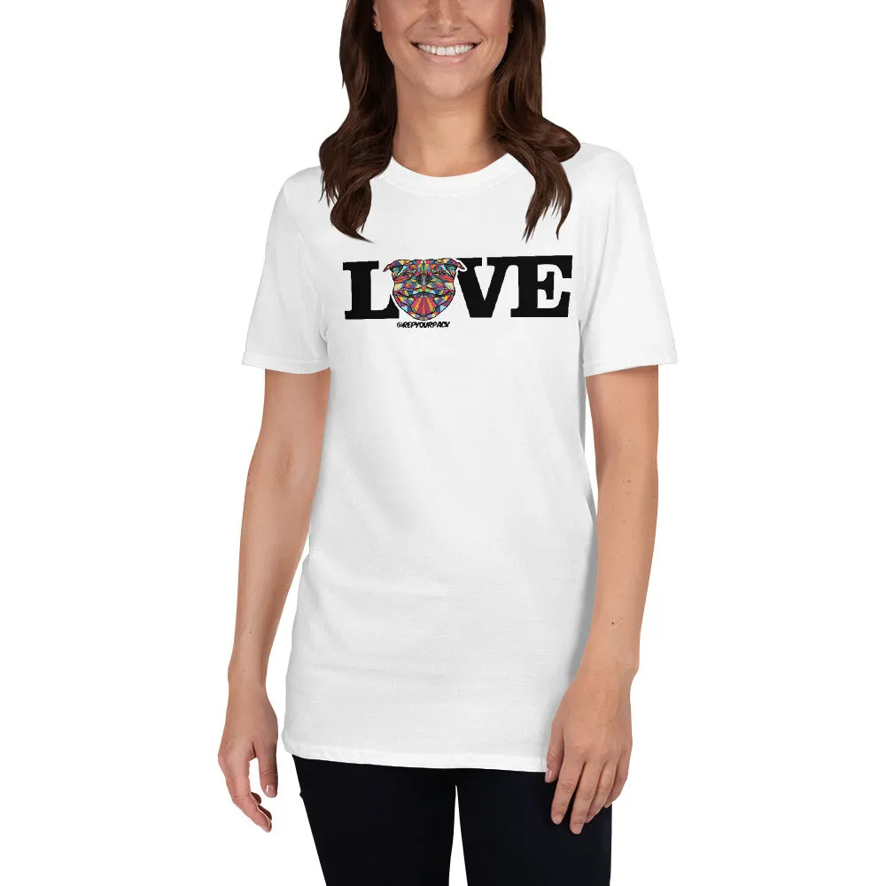 New Love Staffy Short-Sleeve Unisex T-Shirt