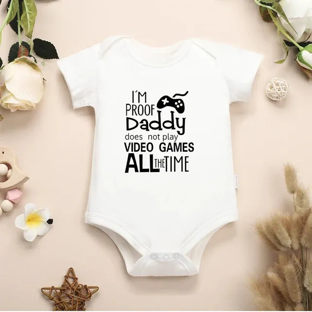 Newborn Popular Trendy Graphic Rompers