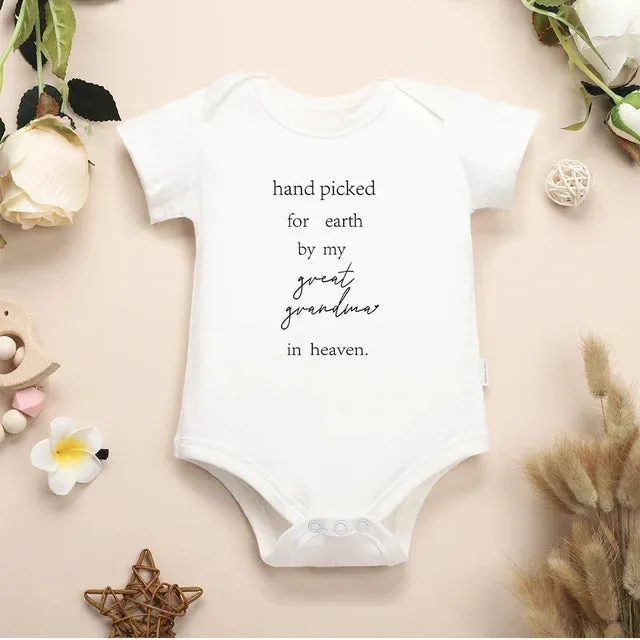 Newborn Popular Trendy Graphic Rompers