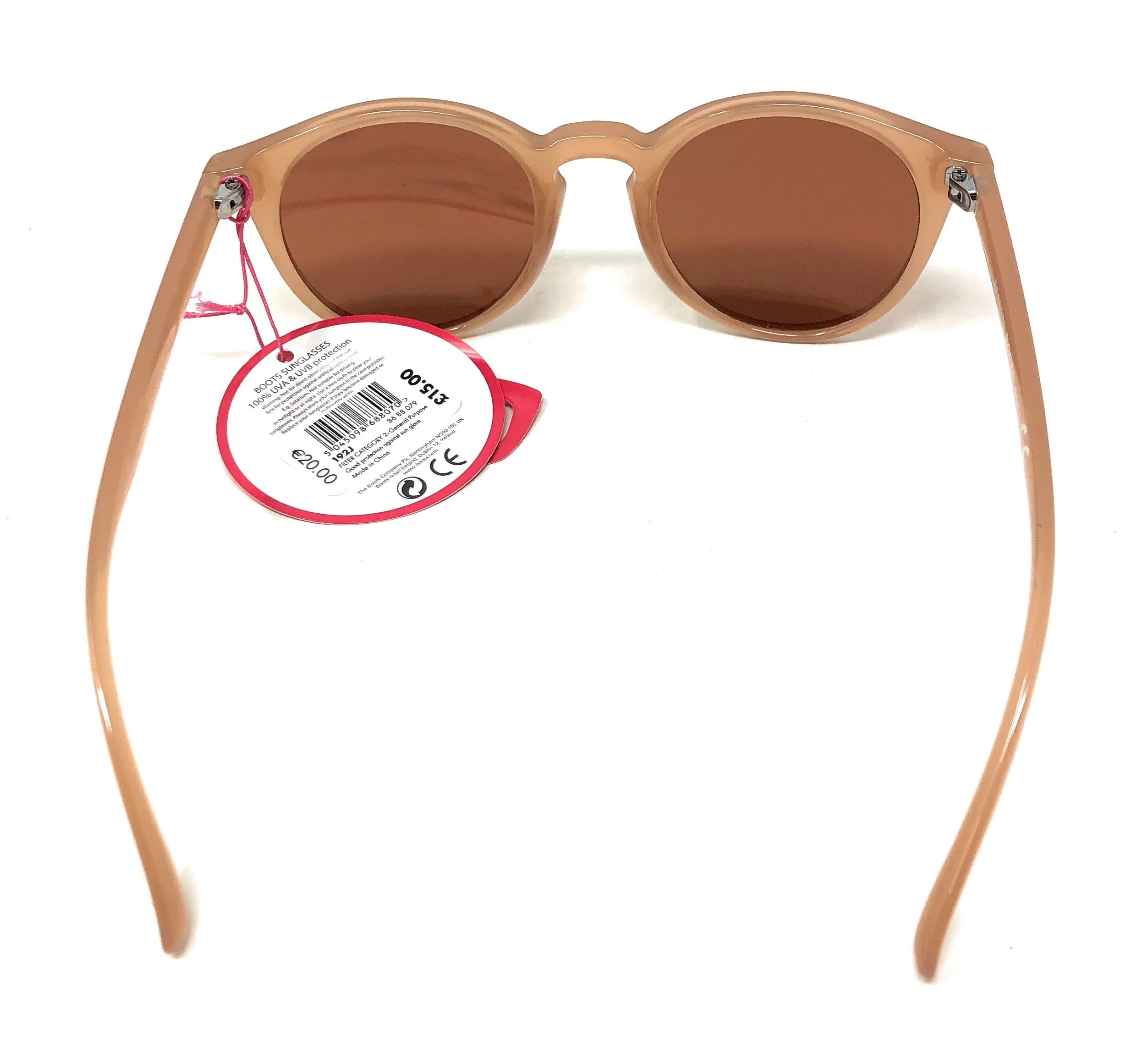 Nude Frame Women's Sunglasses by Boots – 100% UVA and UVB Protection   Model: 192J