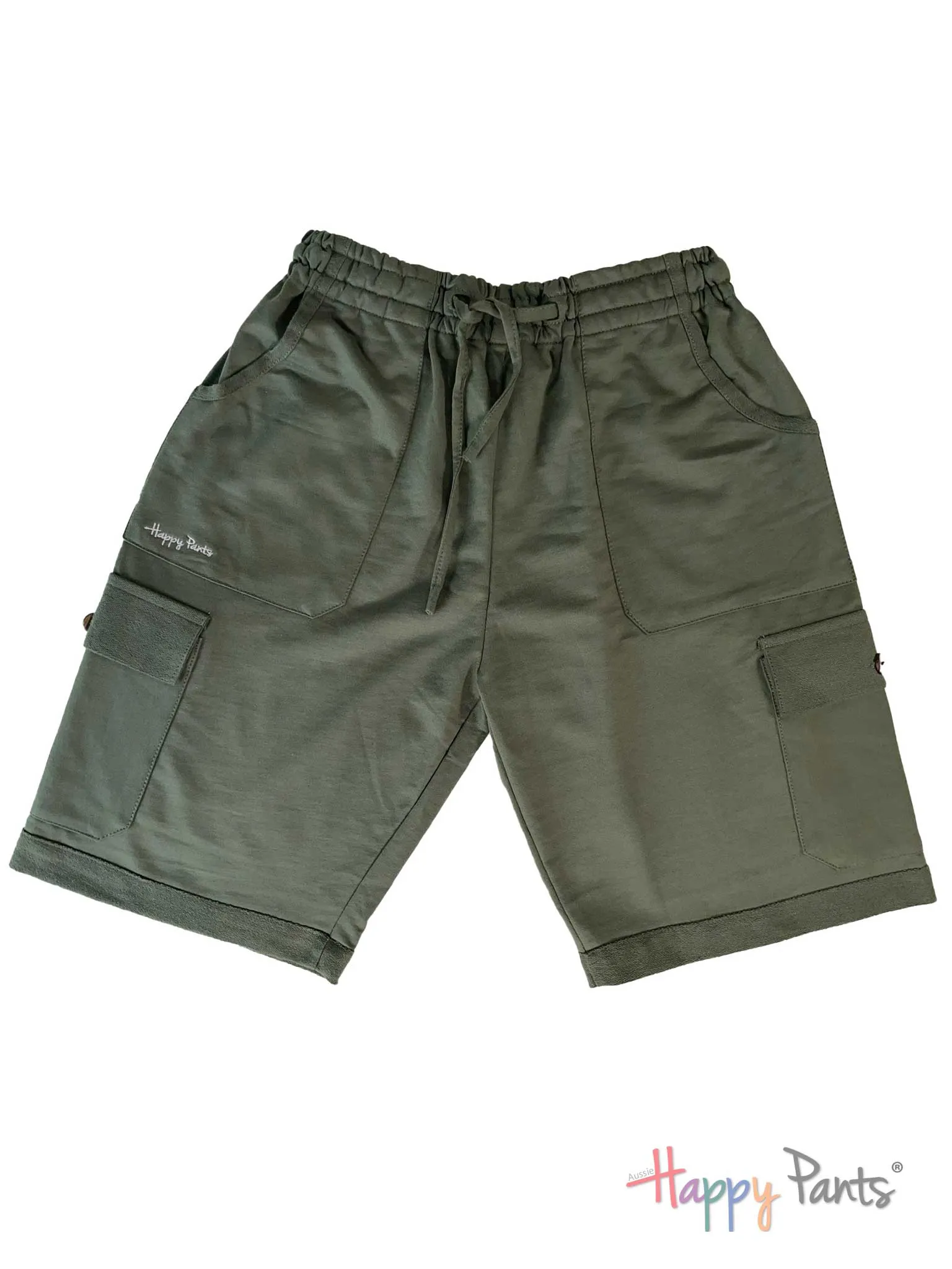 Olive Long Shorts