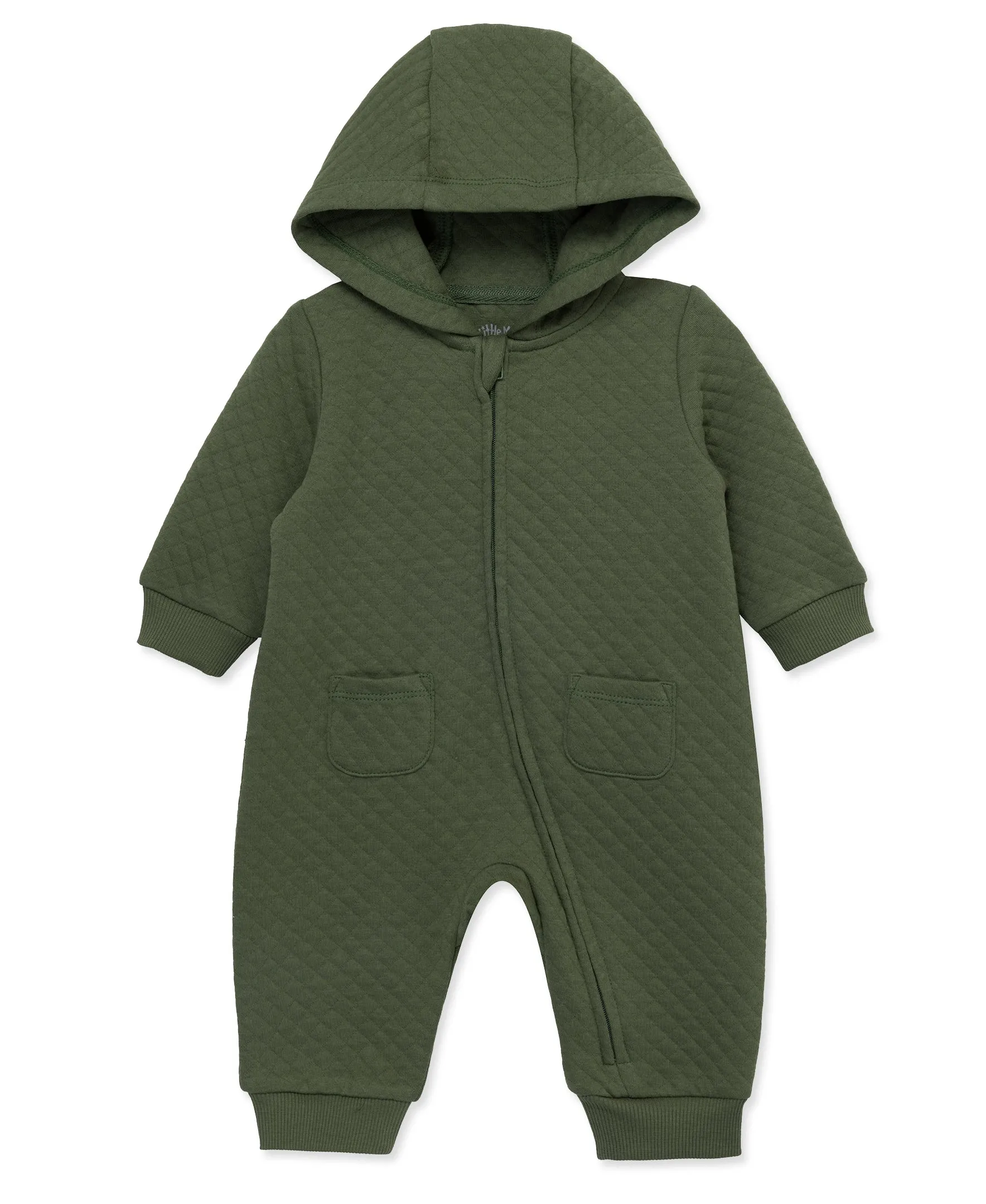 Olive Quilt Hooded Coverall