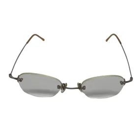 OLIVER PEOPLES Unisex Reading Glasses - Silver