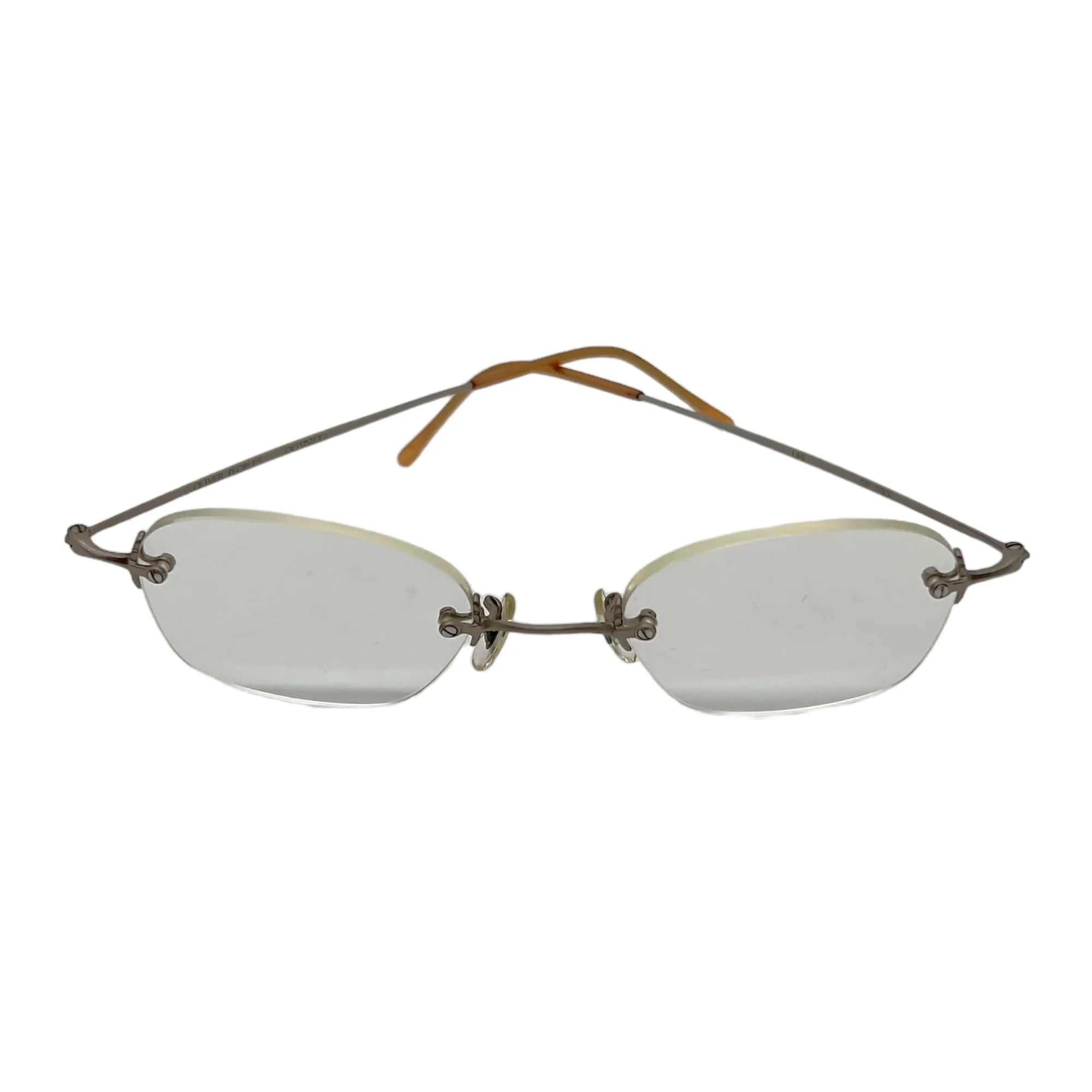 OLIVER PEOPLES Unisex Reading Glasses - Silver