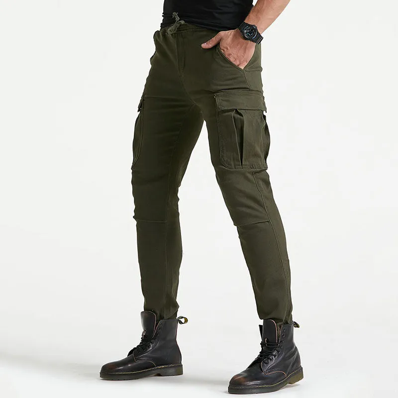 Outdoor Slim Motorcycle Riding Casual Men's Pants