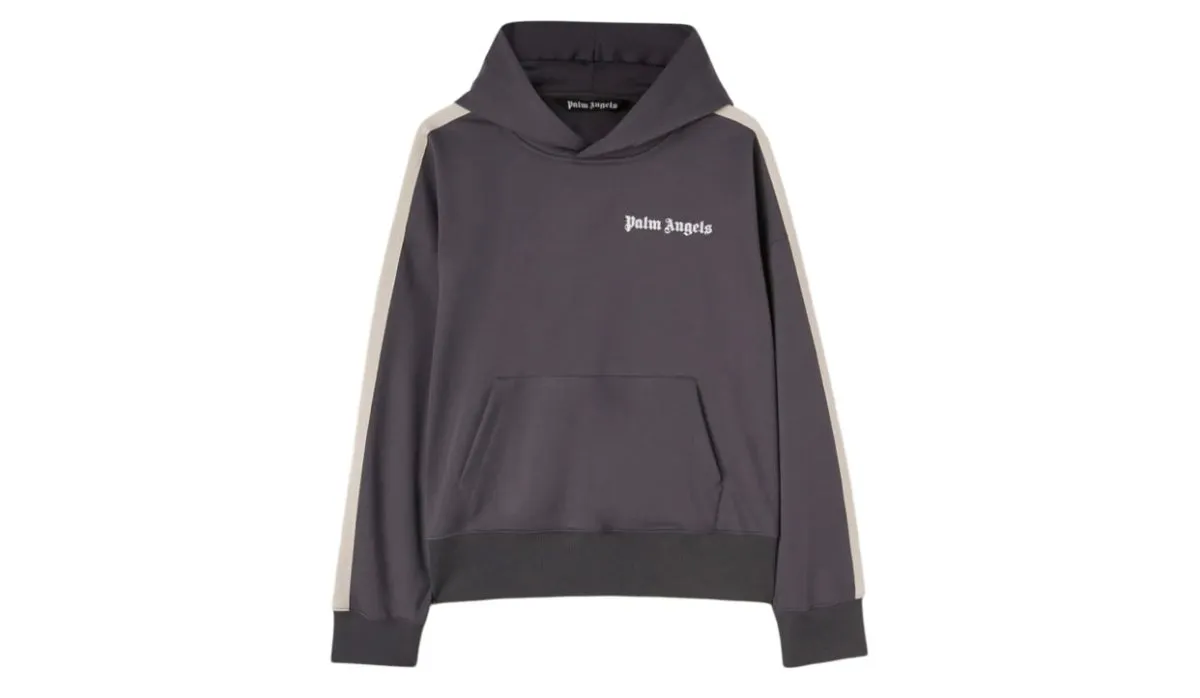 Palm Angels Classic Hoodie Dark Grey/Off White