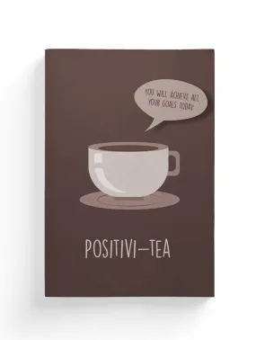 Positivitea Minimalistic Composition Notebook