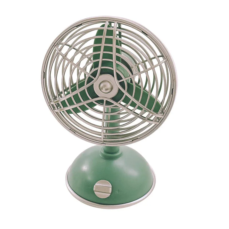 Retro USB Charging Mini Fan