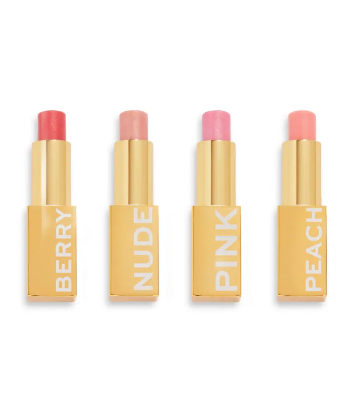 Revolution Pro - Set de bálsamos de labios con color Pro Glow