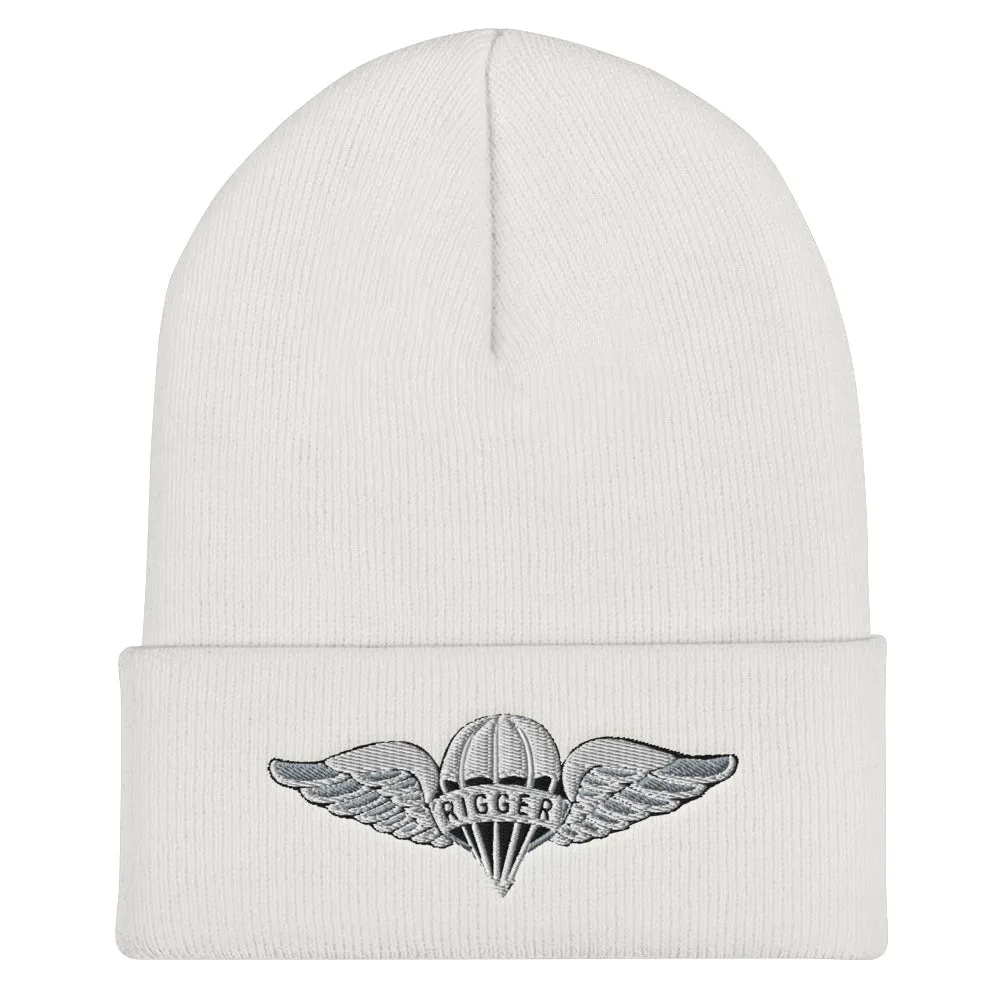 Rigger Badge Cuffed Beanie