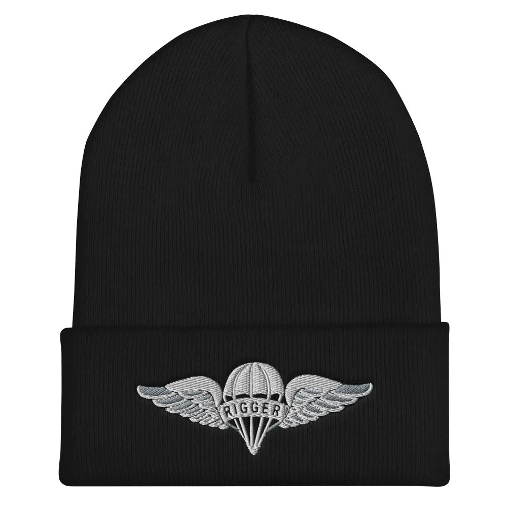 Rigger Badge Cuffed Beanie