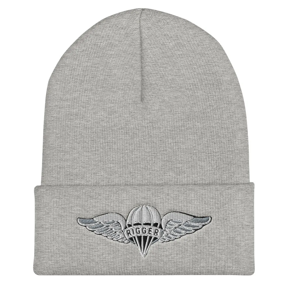 Rigger Badge Cuffed Beanie