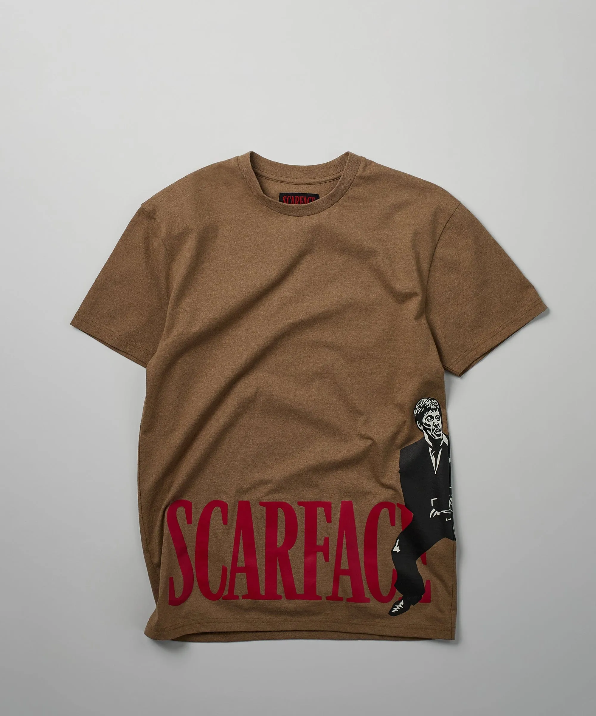 Scarface™ Side Print Short Sleeve Tee - Brown