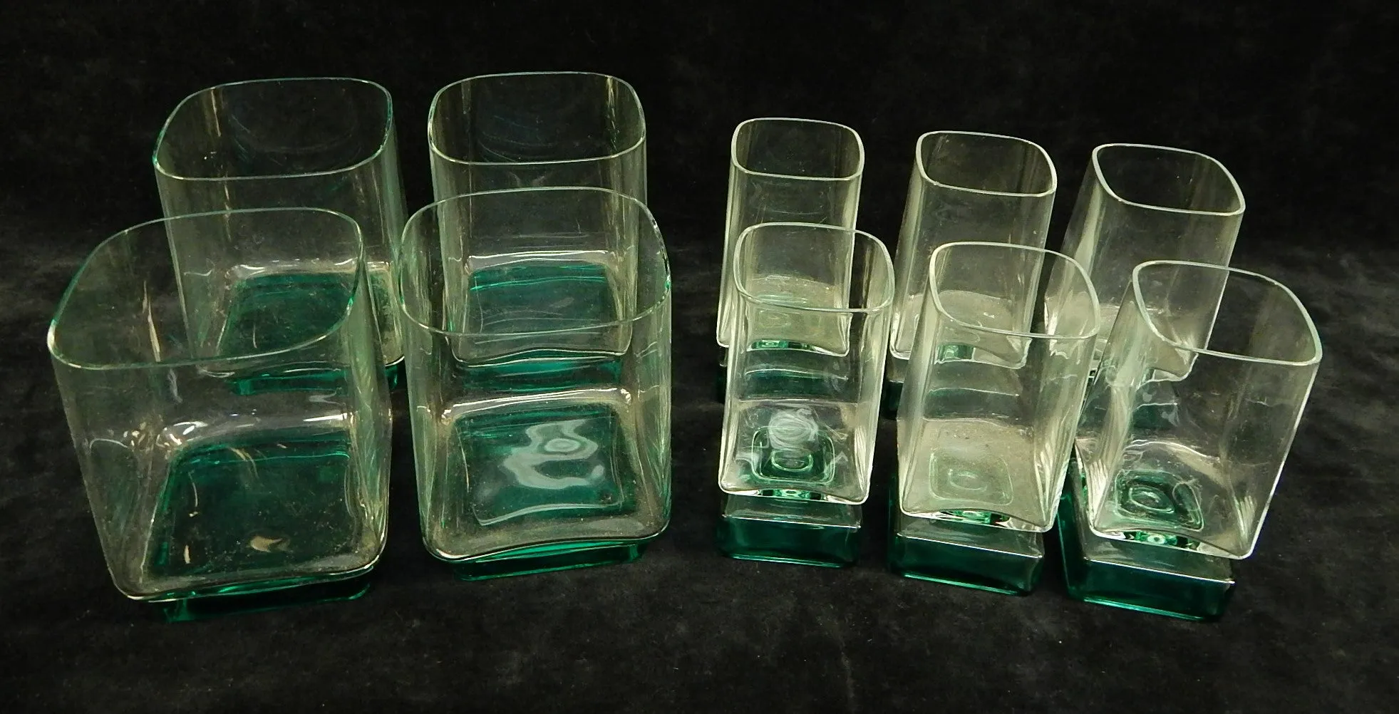 Set of 10 Glasses - Very Good Condition as Noted