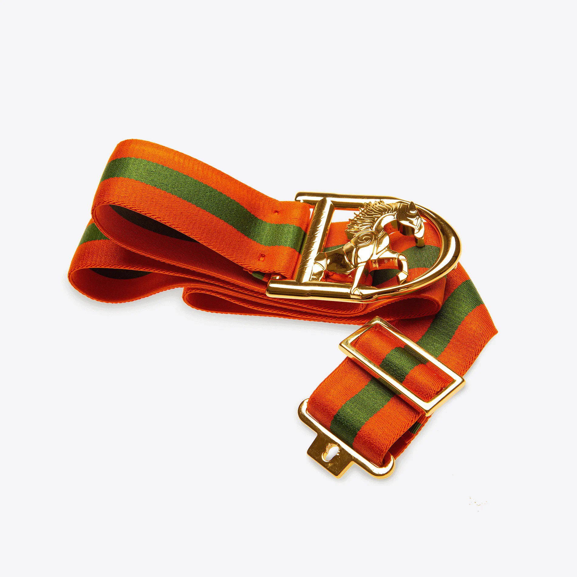 Signature Belt with golden Logo Badge