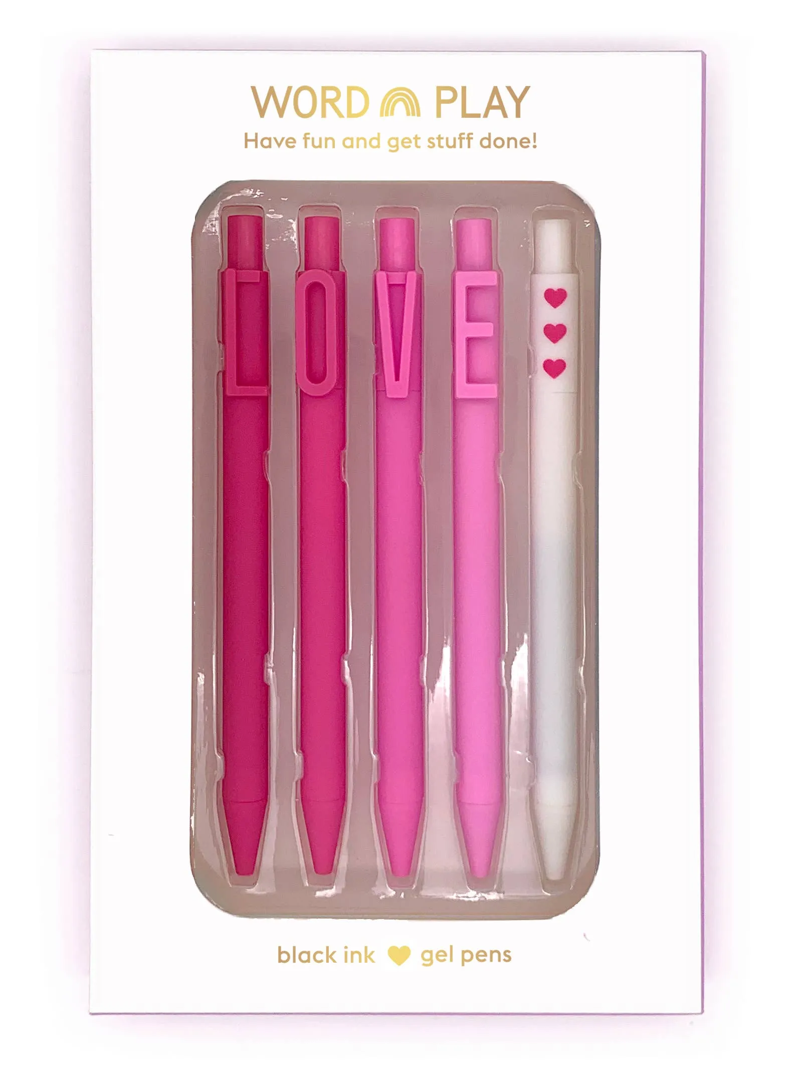 SNIFTY Word Play Love Set de Bolígrafos con Letras