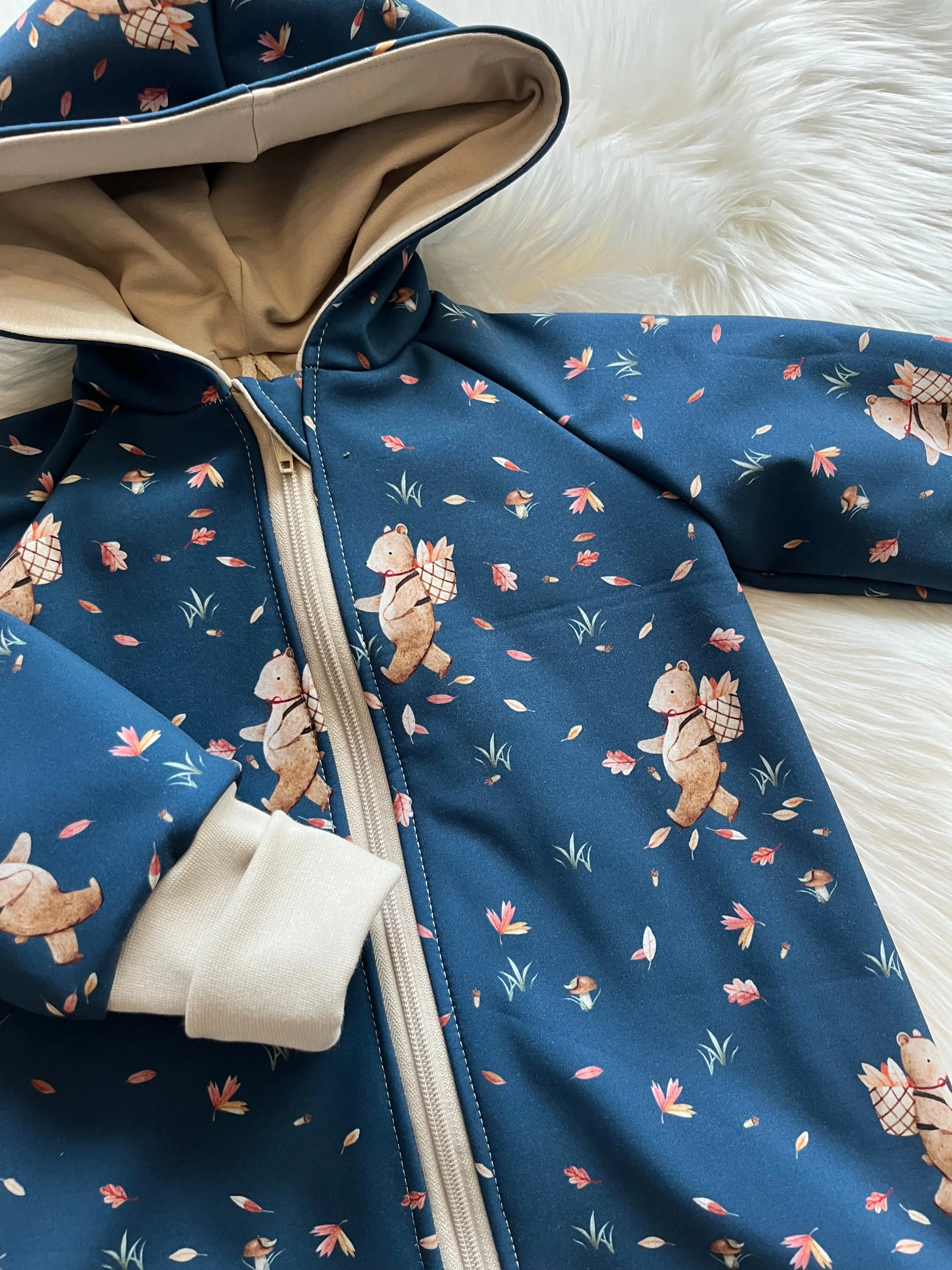 Softshelljacke mit Print