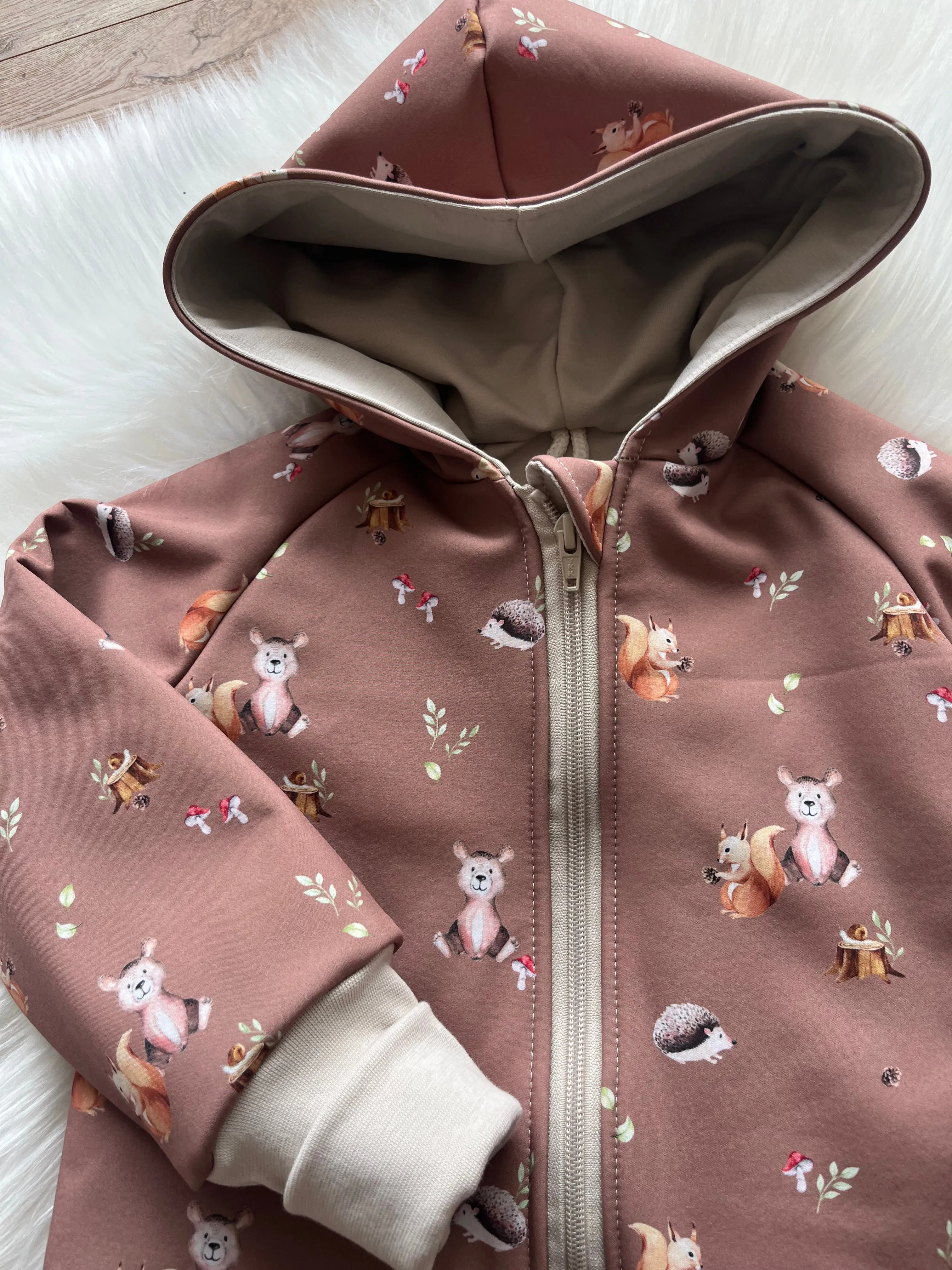 Softshelljacke mit Print