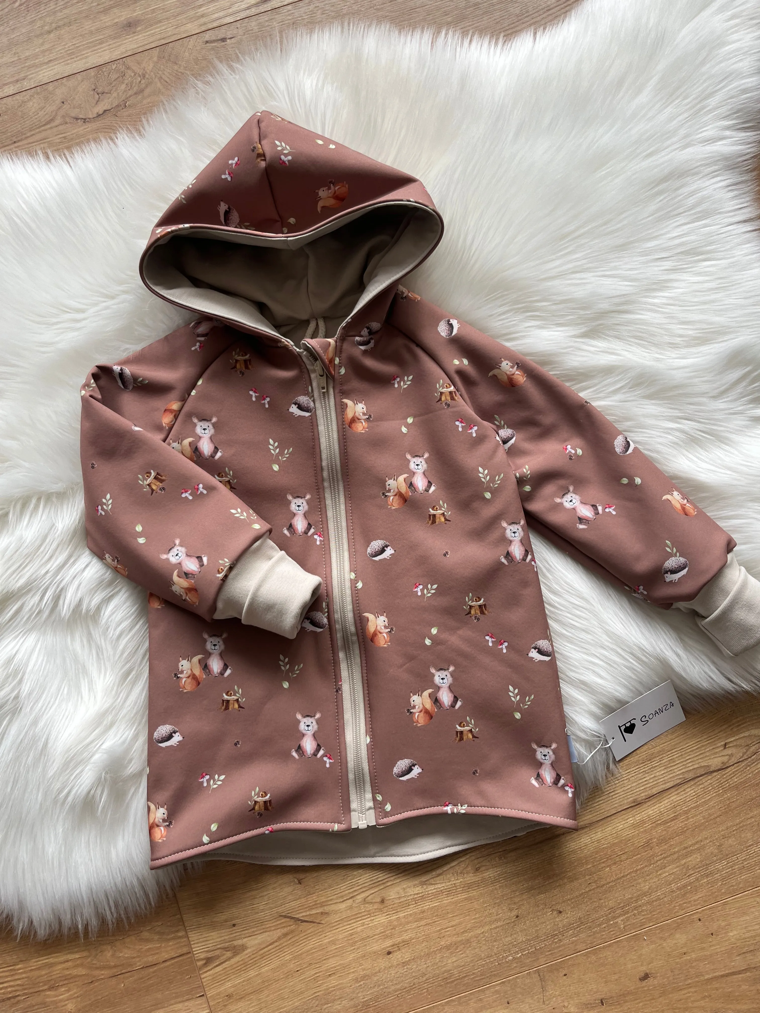 Softshelljacke mit Print