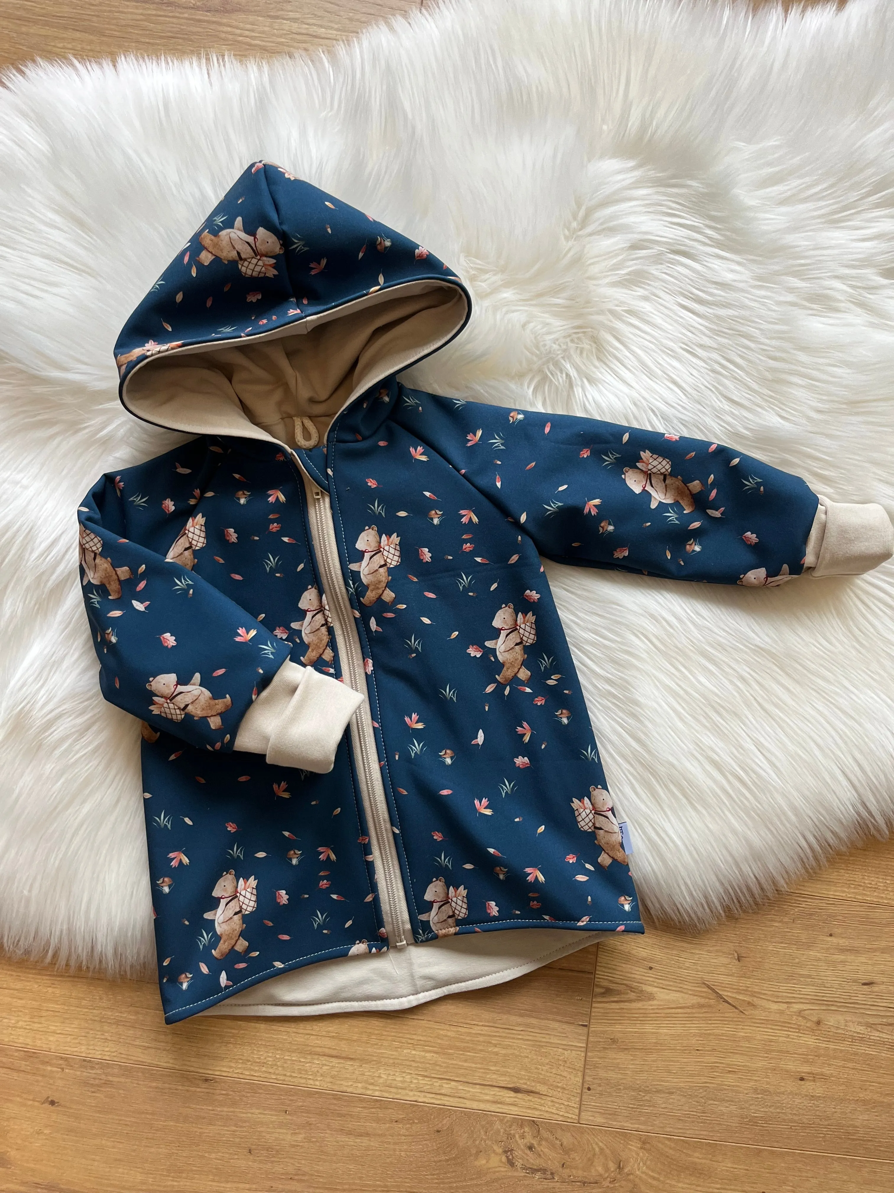 Softshelljacke mit Print