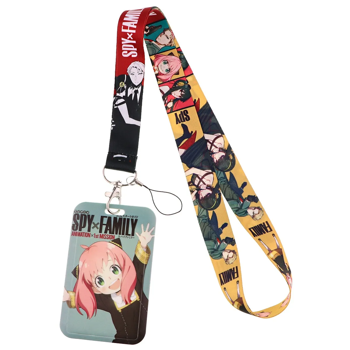 SPY×FAMILY Forger Family Cool Lanyards For Keys Chain Anime Accessories High Quality