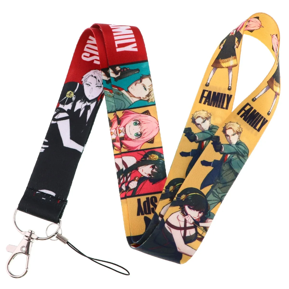 SPY×FAMILY Forger Family Cool Lanyards For Keys Chain Anime Accessories High Quality