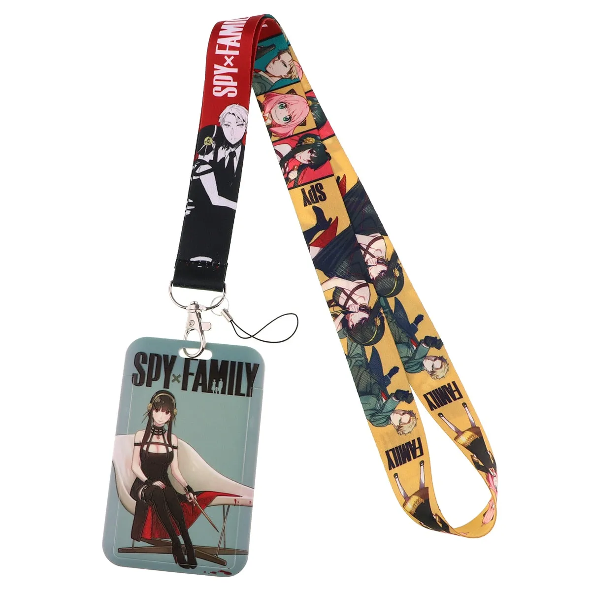 SPY×FAMILY Forger Family Cool Lanyards For Keys Chain Anime Accessories High Quality