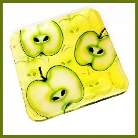 Square Apple Plate