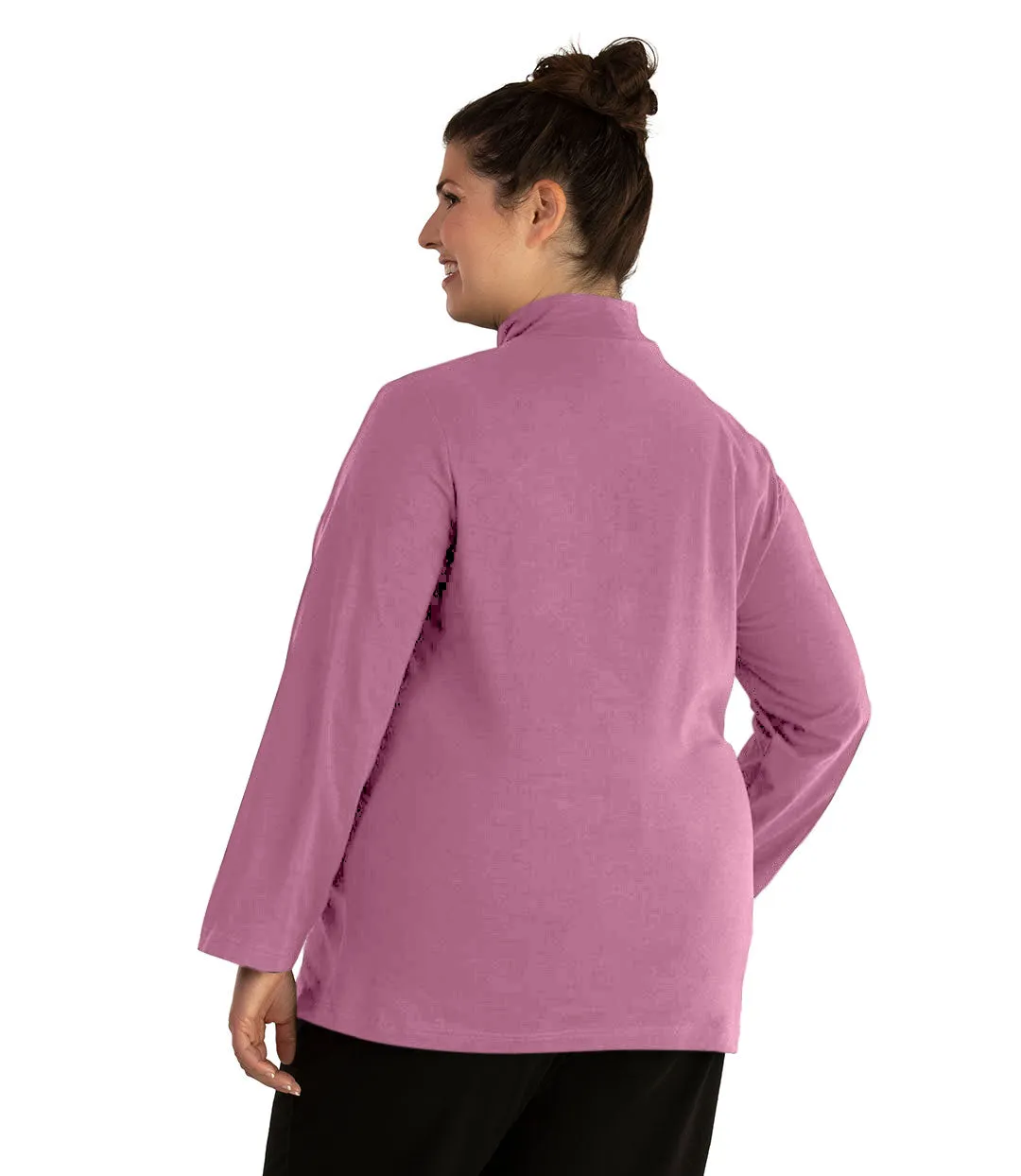 Stretch Naturals Lite Mock Neck Top Classic Colors