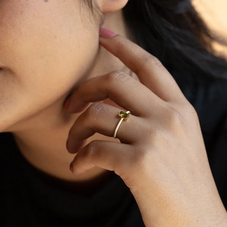 Sublime Cream Enamel Ring