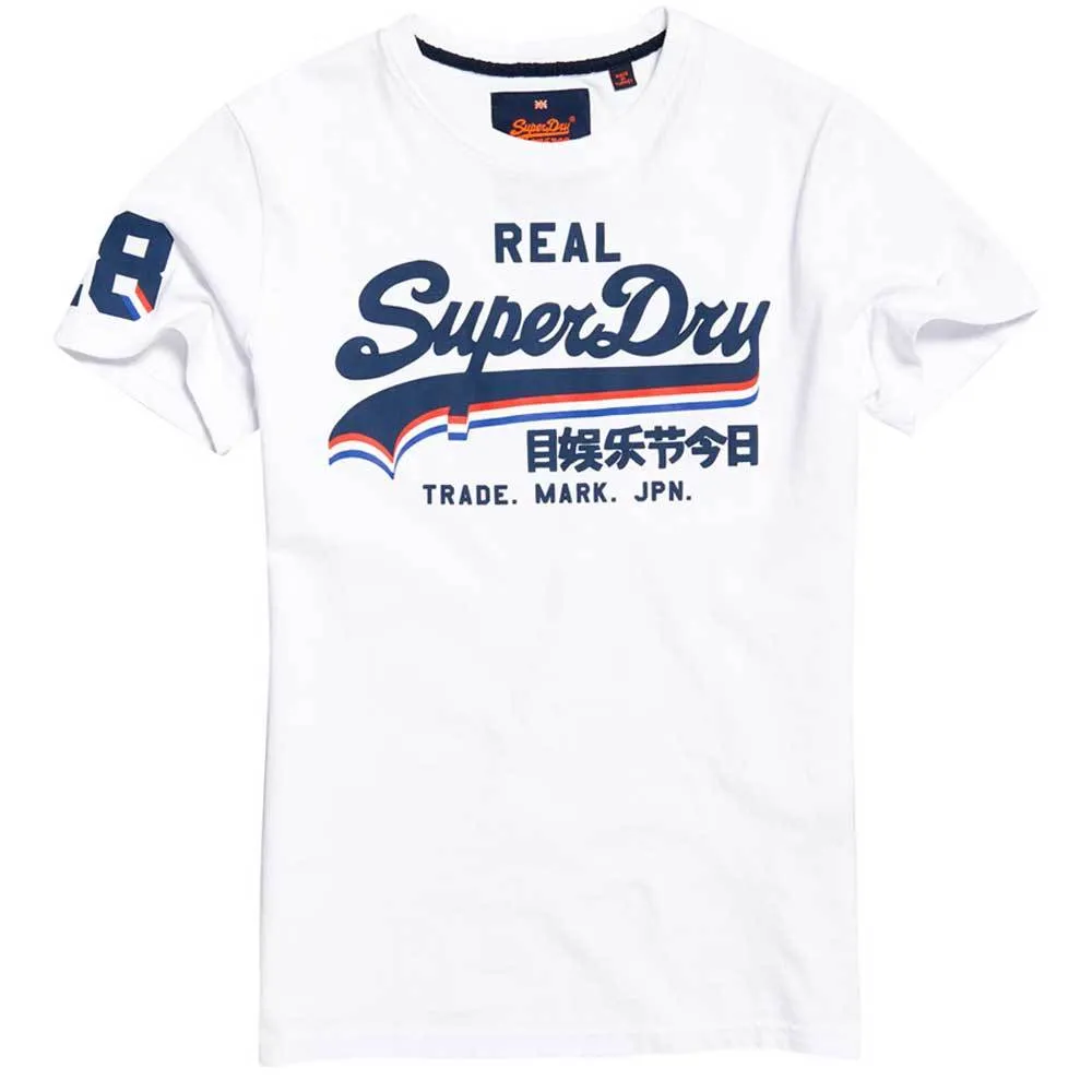 Superdry Vintage Logo Triple Drop T-Shirt - Optic White