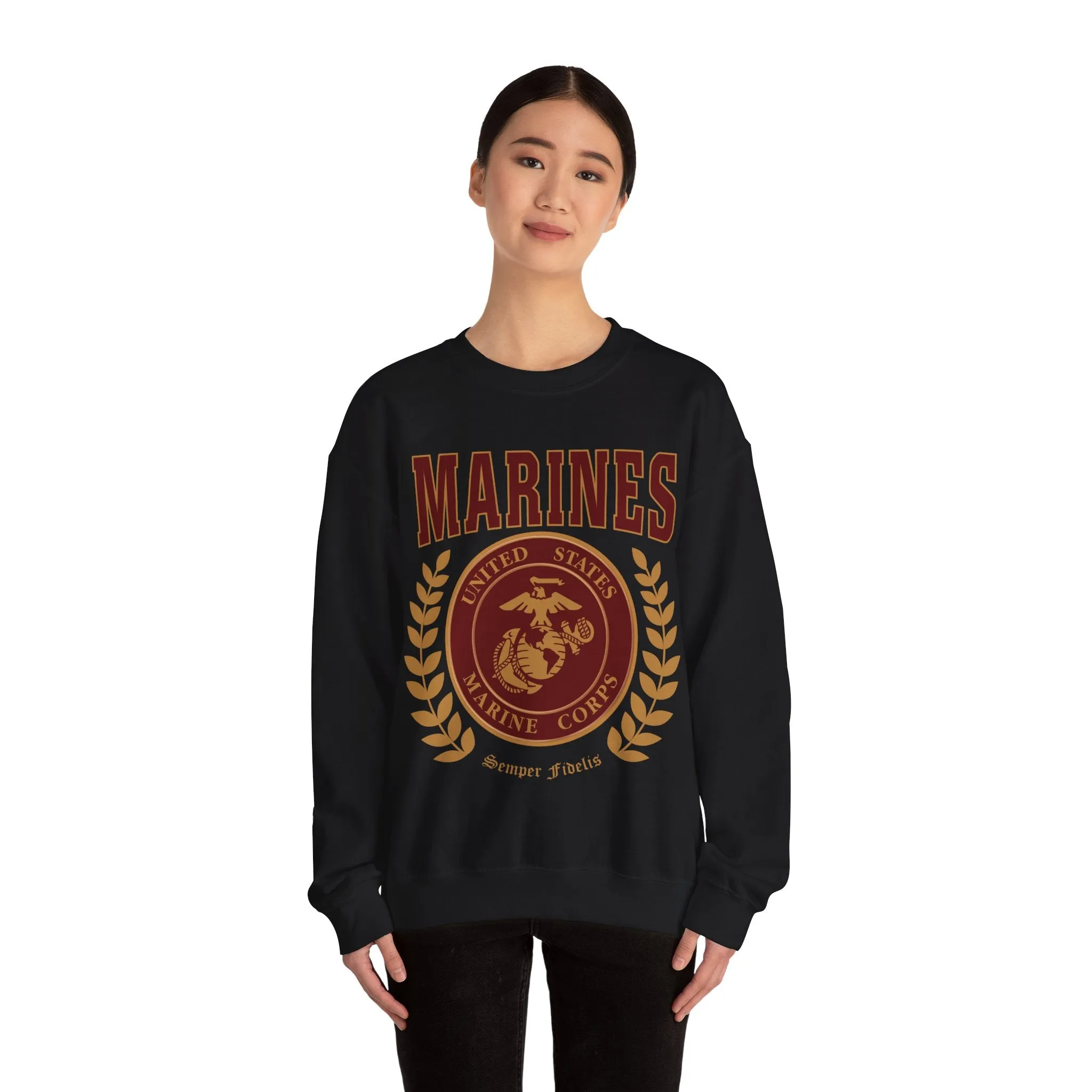 Sweatshirt: Marines Red Seal (Color Choices)