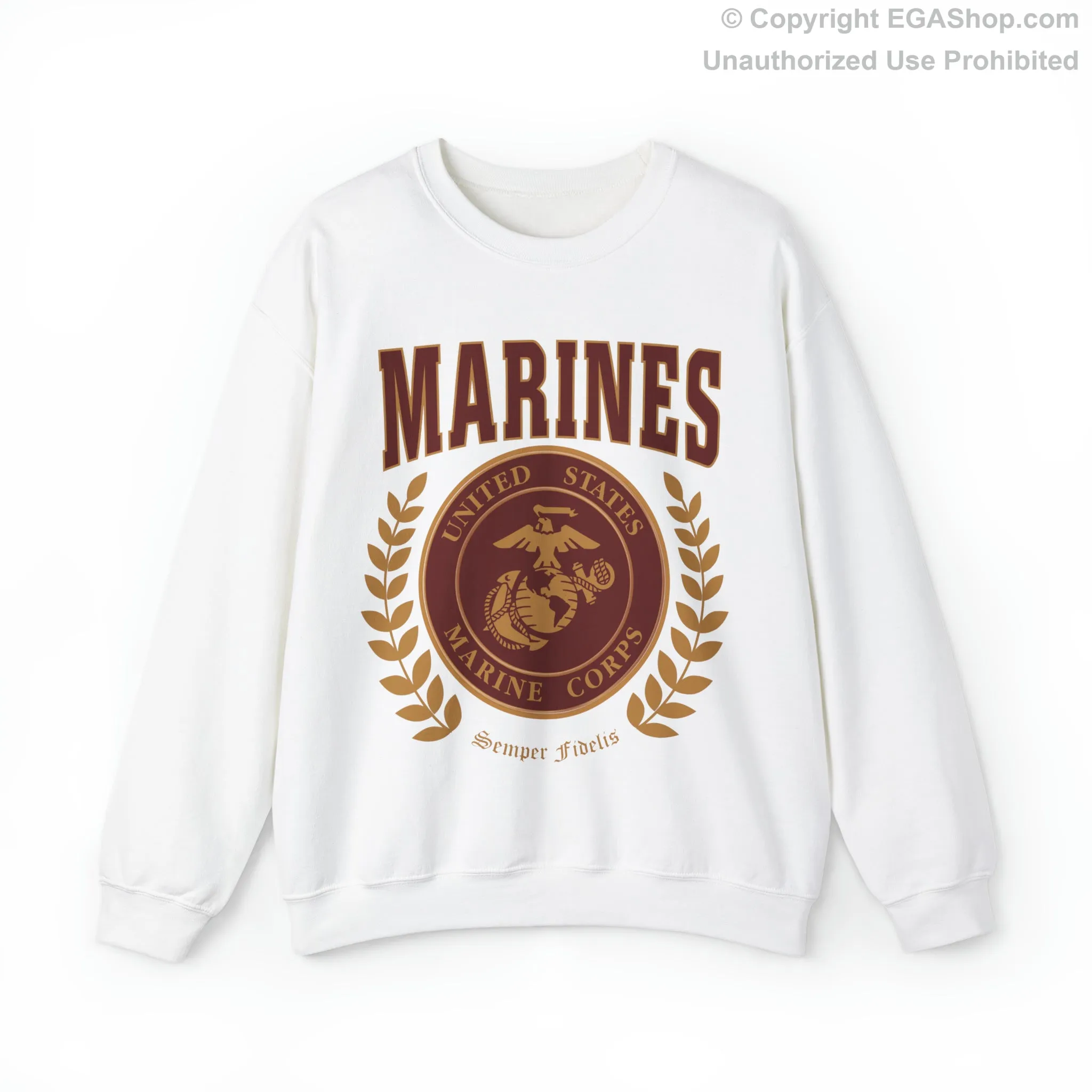 Sweatshirt: Marines Red Seal (Color Choices)