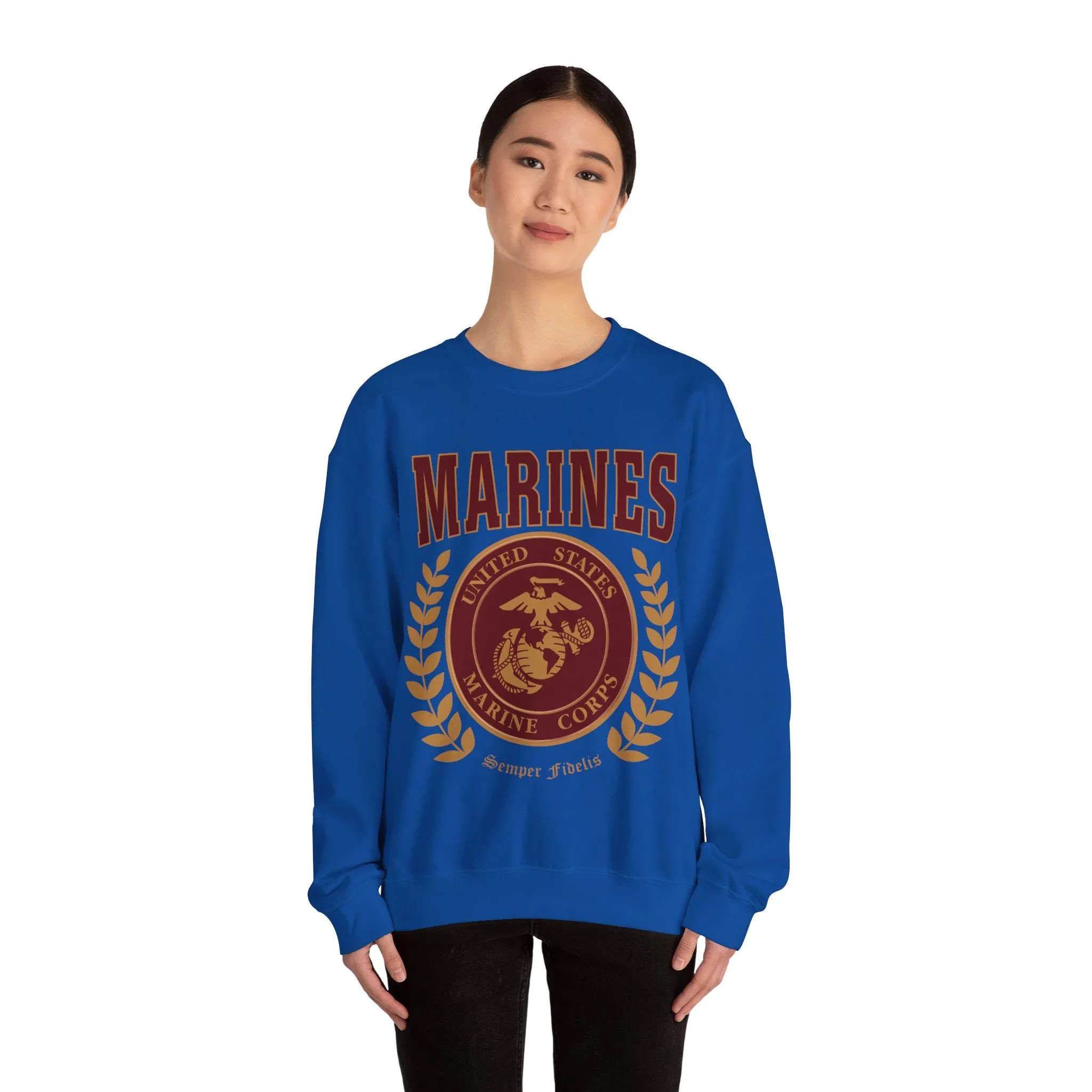 Sweatshirt: Marines Red Seal (Color Choices)