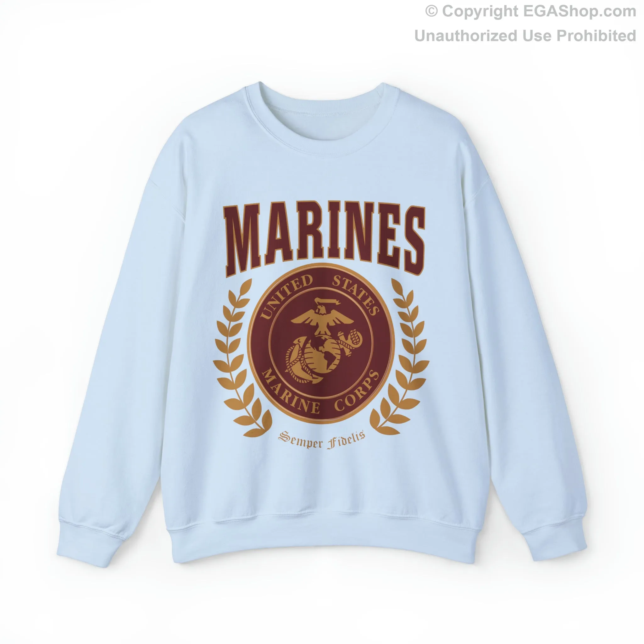 Sweatshirt: Marines Red Seal (Color Choices)