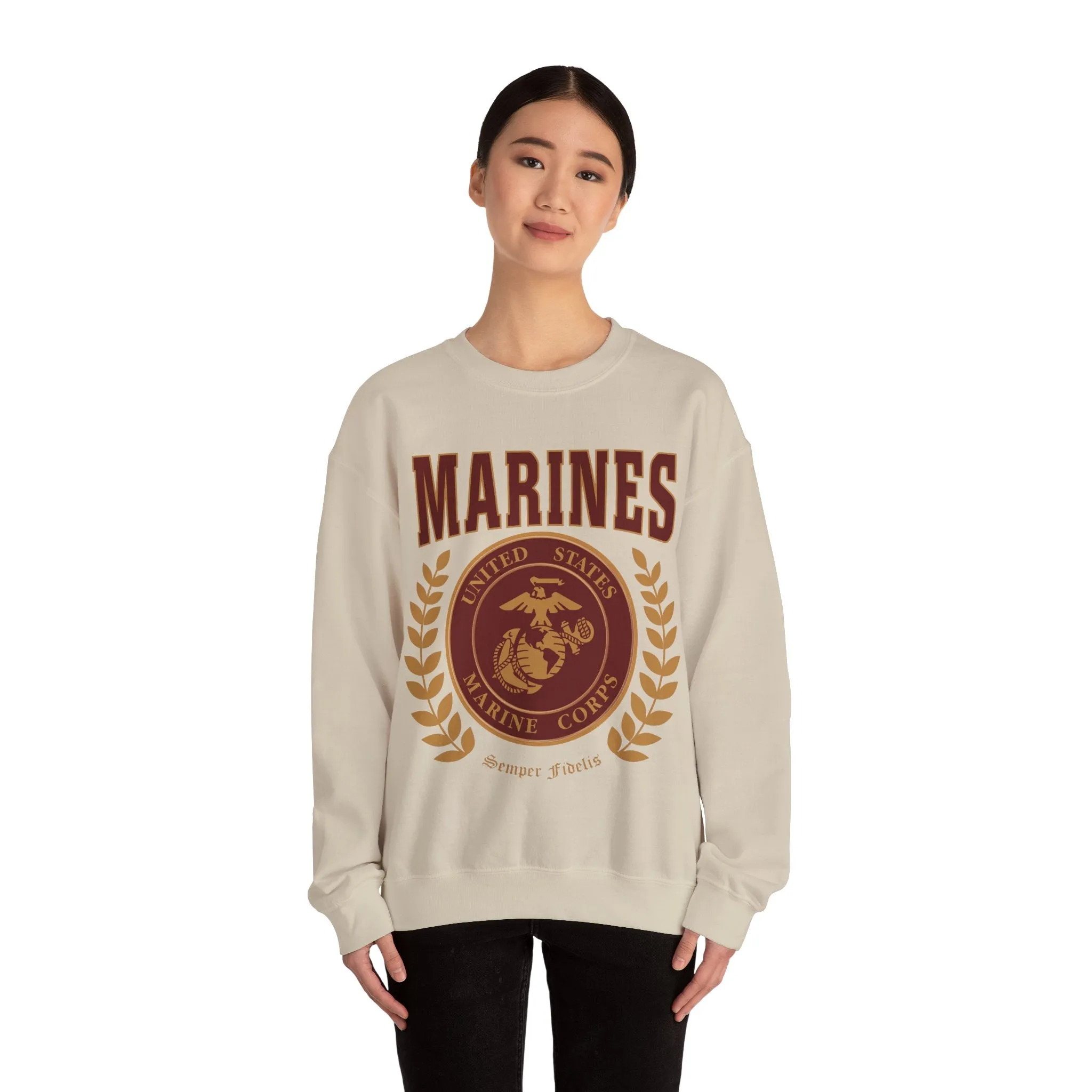 Sweatshirt: Marines Red Seal (Color Choices)