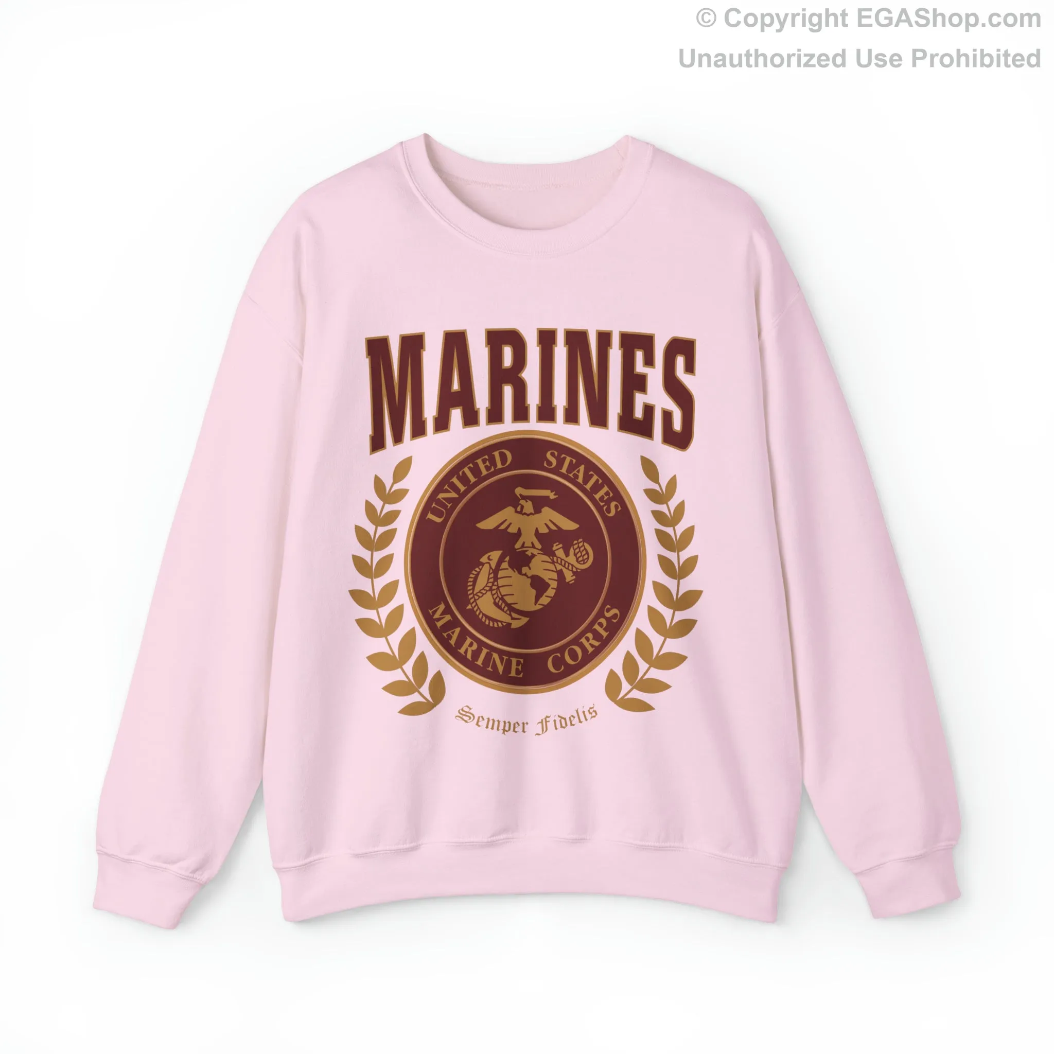 Sweatshirt: Marines Red Seal (Color Choices)